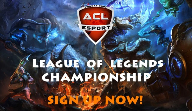 ACL Esports organizează League of Legends Championship