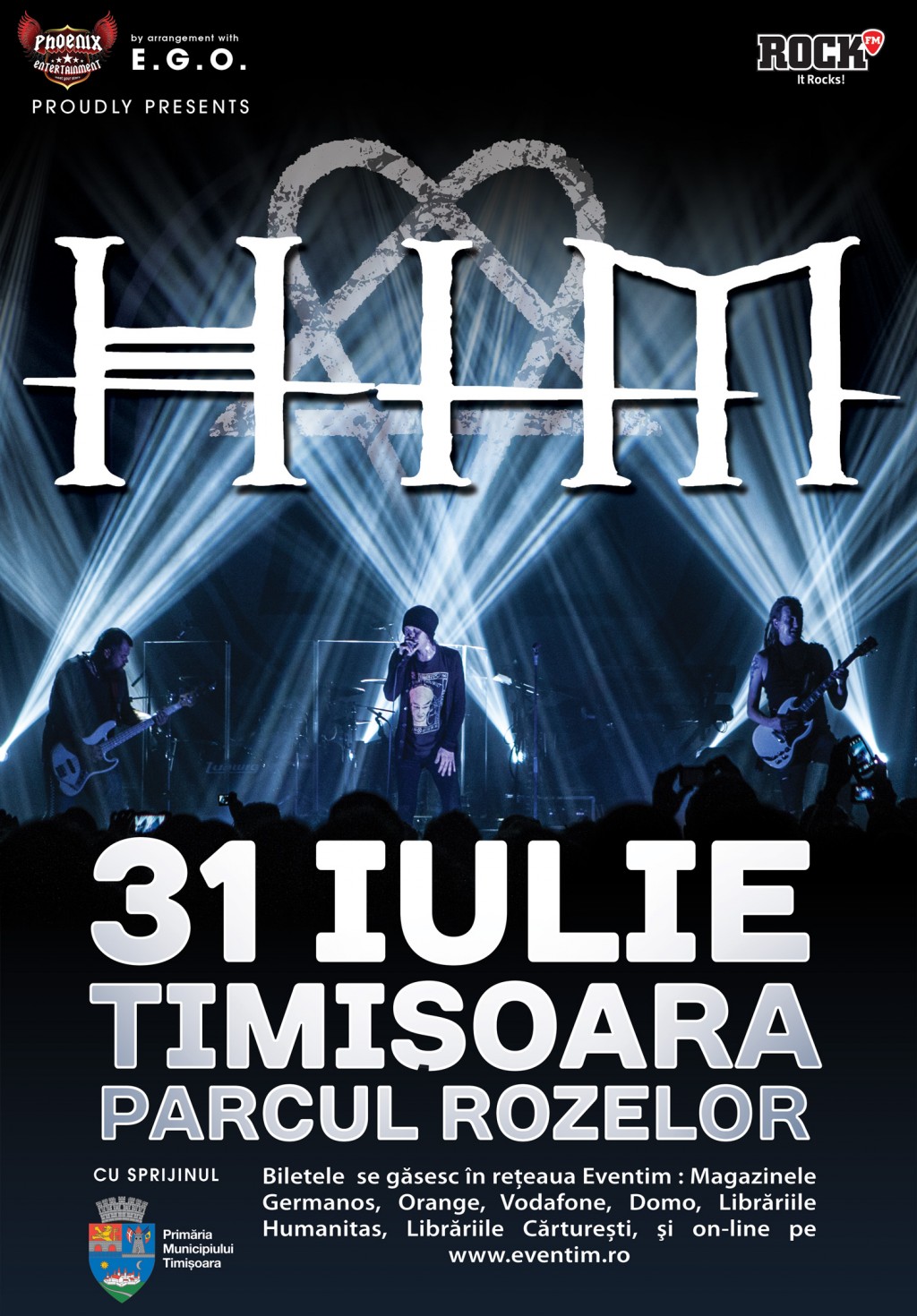 Primele 1000 de bilete pentru concertul HIM de la Timișoara au fost epuizate