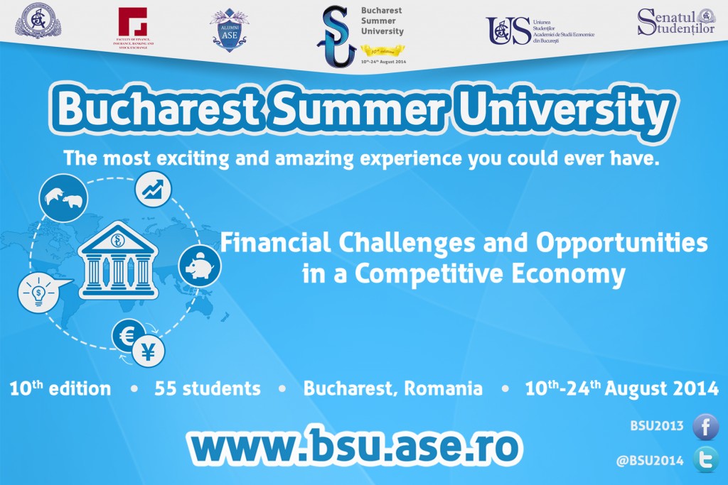 S-a dat startul aplicatiilor pentru Bucharest Summer University 2014!
