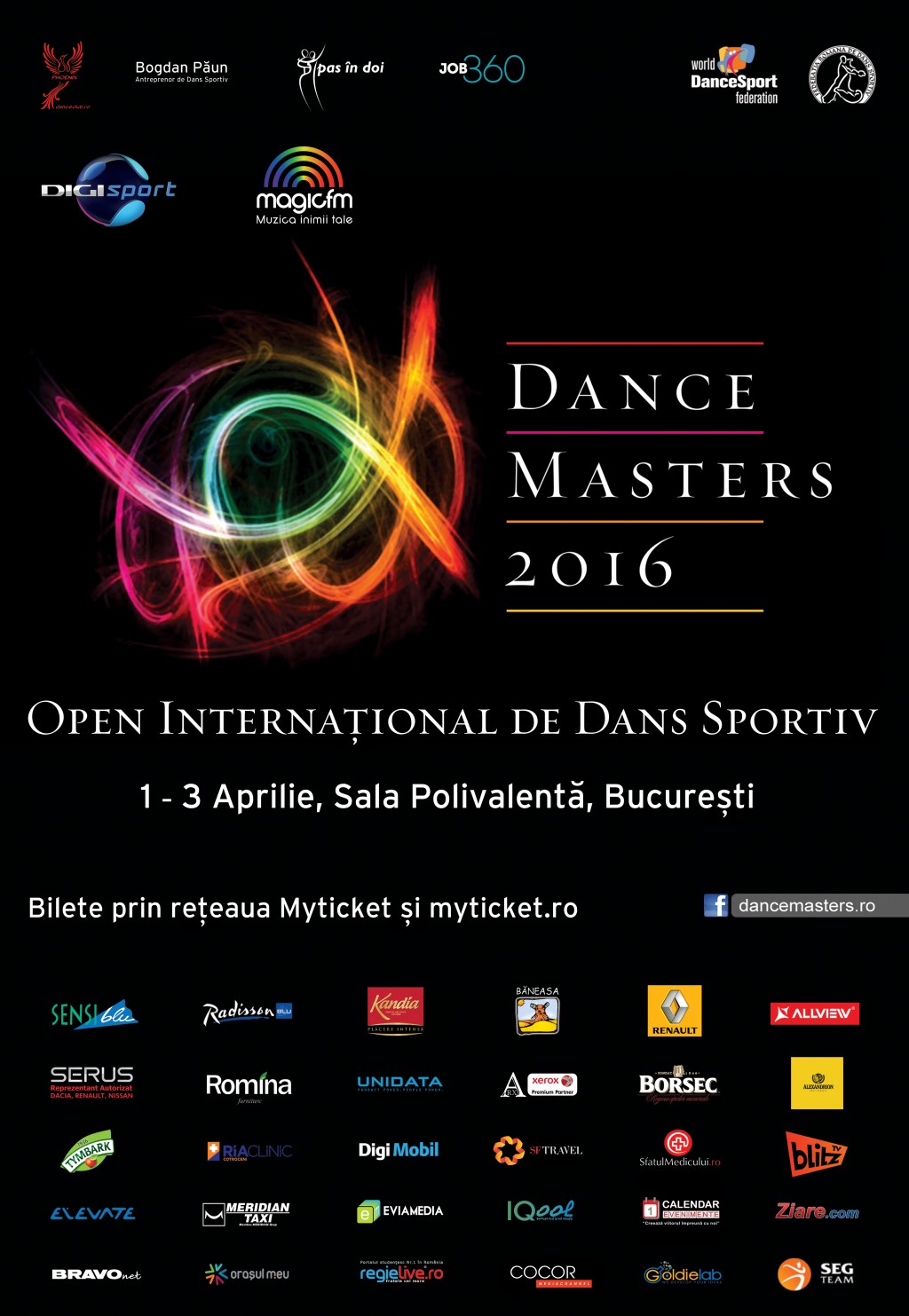 DanceMasters 2016. A 13-a ediție a celui mai important concurs internațional de dans sportiv din România