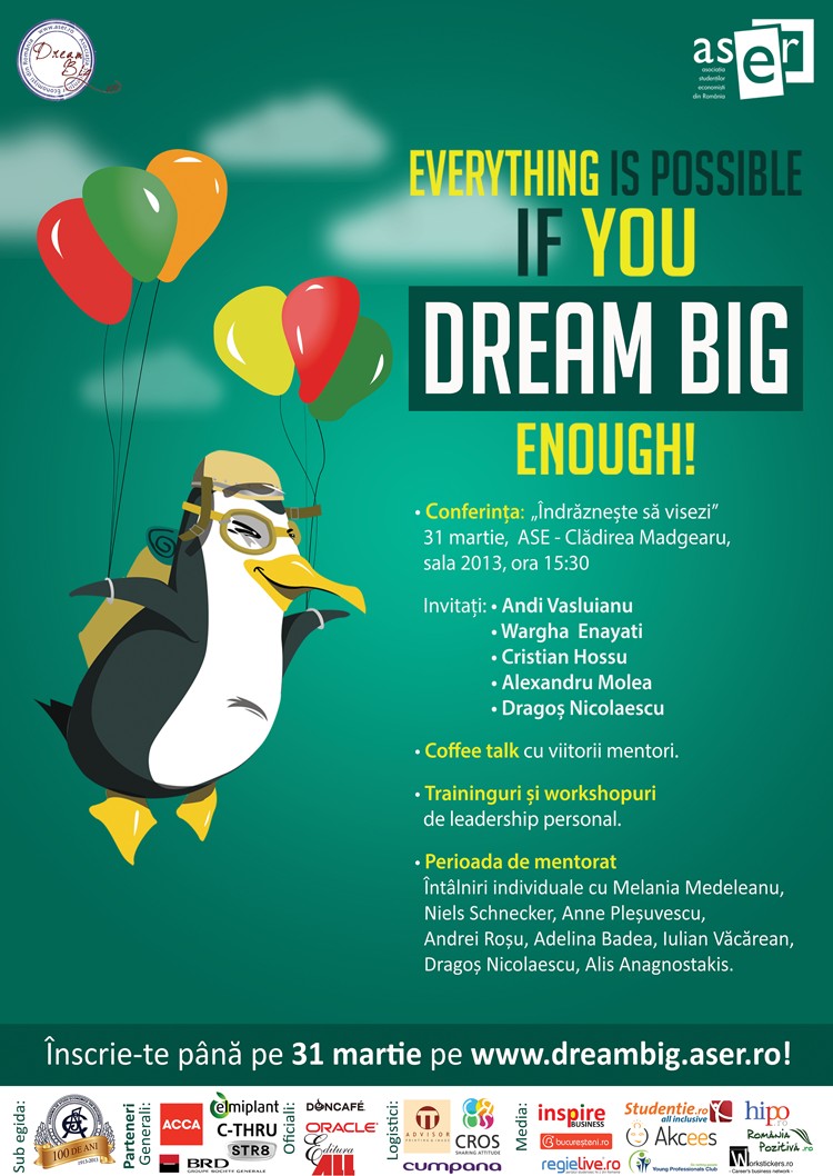 Dream Big - Proiectul care transforma pasiunile in afaceri de succes