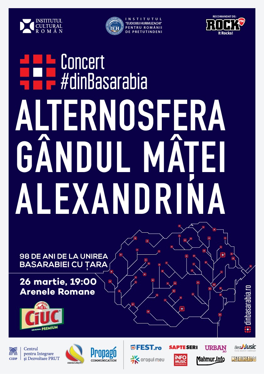 Alternosfera, Alexandrina şi Gândul Mâţei, la o nouă ediţie a Concertului #dinBasarabia