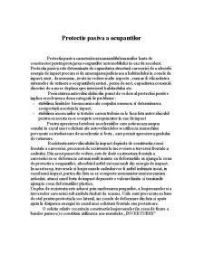 Protecție pasivă a ocupanților - Pagina 1
