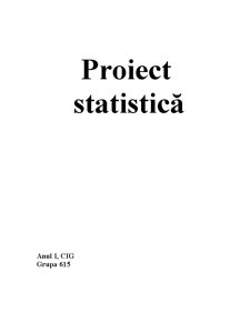 Proiect Statistică - Pagina 1