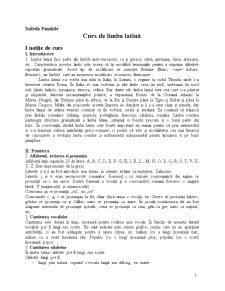 Limba Latină - Pagina 1