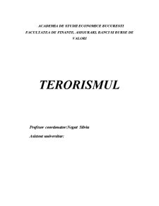 Terorismul - Pagina 1