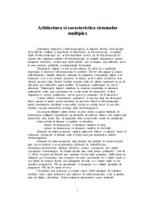 Arhitectura și caracteristica sistemelor multiplex - Pagina 1