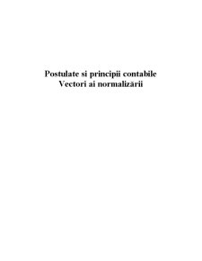Postulate și Principii Contabile - Pagina 1