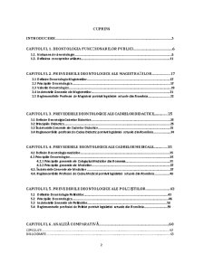 Prevederi deontologice privind magistrații, profesorii, cadrele medicale și polițiștii - analiză comparativă - Pagina 2