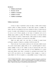 Lobby în Uniunea Europeană - cadrul instituțional, metode de acces și tehnici de influență - Pagina 4