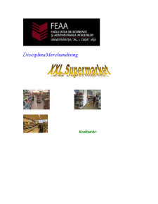 Proiect Merchandising Supermarket XXL - Pagina 1