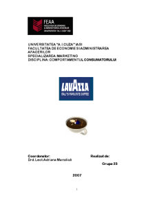Promovarea unui Brand - Lavazza - Pagina 1