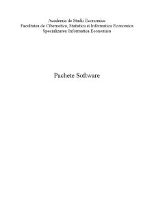 Pachete Software - Pagina 1