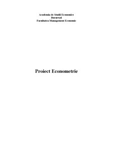 Proiect Econometrie - ANOVA - Pagina 1