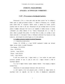 Județul Maramureș - Analiza Activității Turistice - Pagina 1