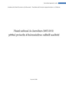 Planul național de dezvoltare 2007-2013 privind protecția și îmbunătățirea calității mediului - Pagina 1