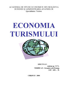 Economia Turismului - Pagina 1
