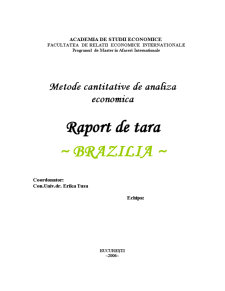 Raport de țară - Brazilia - Pagina 1