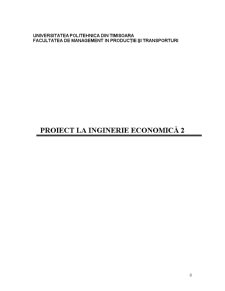Analiza Sistemului Economico-ingineresc - SC Greenforest SRL - Pagina 1