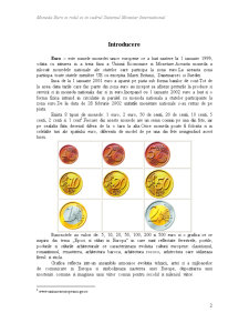 Moneda euro și rolul ei în cadrul sistemului internațional monetar - Pagina 2