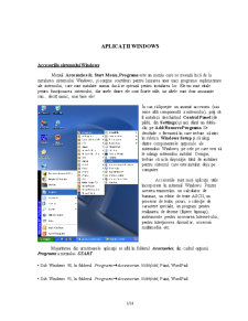 Aplicatile Windows - Pagina 1