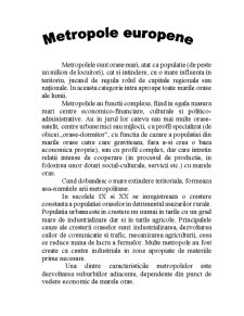 Metropole Europene - Pagina 1