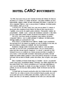 Hotel Caro București - Pagina 1