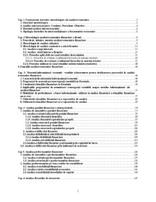 Analiza financiară - suport de curs - Pagina 1