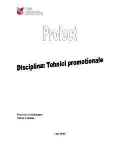 Tehnici promoționale - Kosarom - Pagina 1