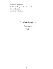 Curs Practic Limba Franceza - Pagina 1