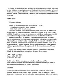 Analiza Mediului de Marketing al Hotelului Continental Sibiu - Pagina 2