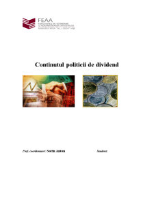 Conținutul politicii de dividend - Pagina 1