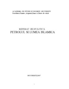 Petrolul și lumea islamică - Pagina 1