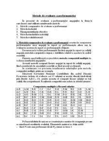 Metode de Evaluare a Performanțelor - Pagina 1