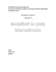 Modalități de plată internaționale - Pagina 1