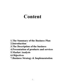 Plan de Afaceri - Perfect-Juice - Pagina 2