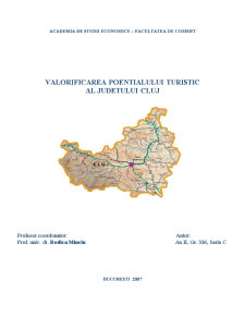 Valorificarea potențialului turistic al județului Cluj - Pagina 1