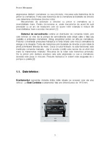 Mecanisme - Sistem de Suspensie-Directie la Autovehiculul de Tip Seat Cordoba - Pagina 5