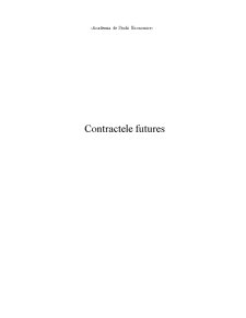 Contracte Futures - Pagina 1