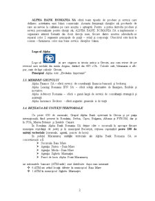 Prezentarea Generală a Alpha Bank România SA - Pagina 2