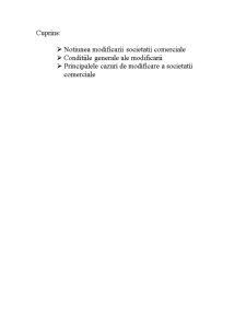 Modalități de modificare a unei societăți comerciale - Pagina 2