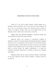 Regimuri Politice Totalitare - Caracteristici Generale - Pagina 2