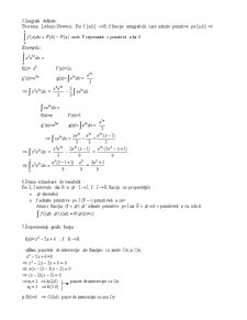 Calculul Integral pentru o Funcție de o Variabilă - Pagina 4