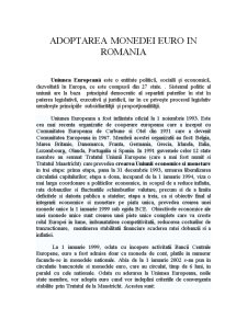 Introducerea Euro în România - Pagina 1
