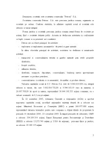 Analiza poziției financiare a SC Petrom SA - Pagina 3