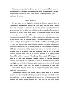 Recunoașterea statelor - cazul Kosovo - Pagina 5