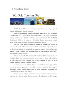 Studiul de Fezabilitate al Firmei SC Gold Tourism SA - Pagina 3