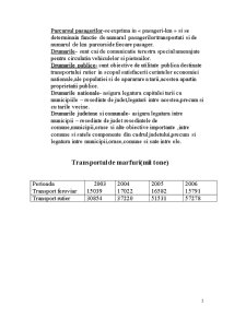 Analiza Serviciilor de Transport Terestre în România în Perioada 2003-2006 - Pagina 3