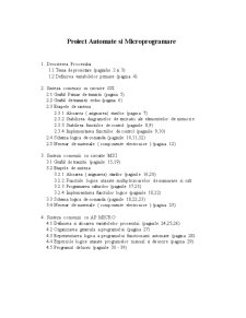 Automate și Microprogramare - Pagina 1
