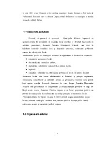 Organizarea și Conducerea Gestiunii Financiare la Primăria Municipiului Moinesti - Pagina 4